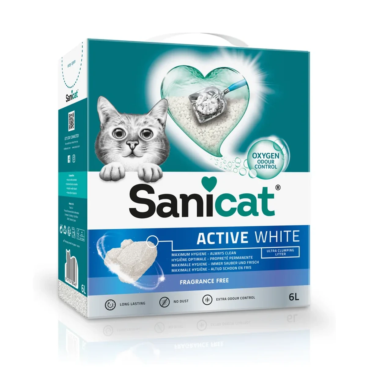 Active White Fragrance Free, 6 L, Sanicat